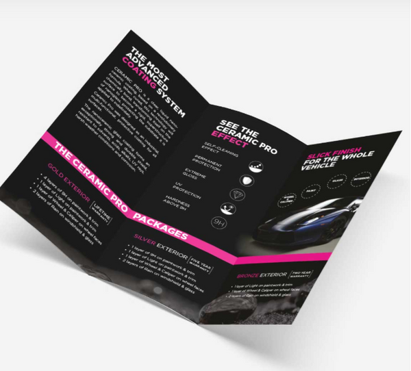 Ceramic Pro - Brochures (Trifold) - 50 Pack
